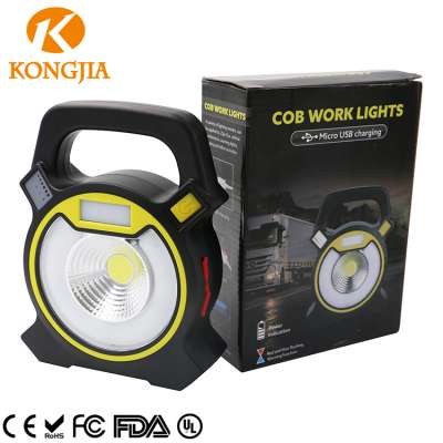 ABS  Multifunctional COB Led  4 Models Portable Rechargeable  Work Light for Car Repairing, Blackout and Emergency