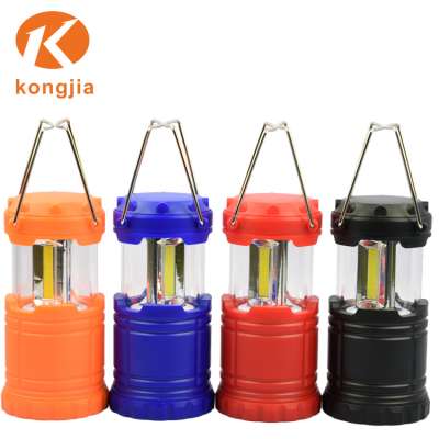 NHKJ Amazon Hot Sale Telescopic Mini Plastic Camping Lantern Waterproof Small Camping Lantern