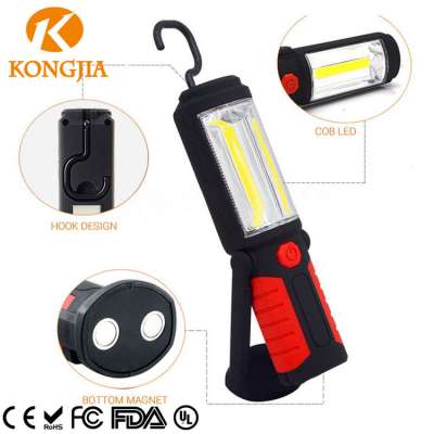 NHKJ Super Bright Camping Household Workshop Automobile Rechargeable COB LED Portable Work Light Lamp Magnetic