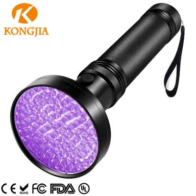 NHKJ Ultraviolet Blacklight Detector 395nm 100 LED UV Flashlight for Scorpions Hunting