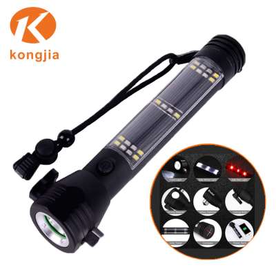 High Quality 7 Light Modes Solar Power Flashlight