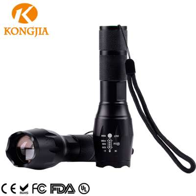 USB Aluminium Alloy Material Fleshlight  Tactical Flashlight  with 10W T6 LED  Colorful Flashlight Part