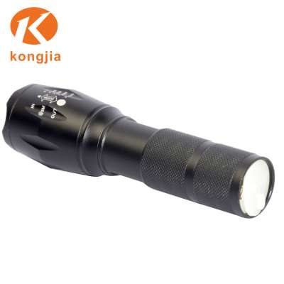 NHKJ Multifunction Aluminum High Power 10w Led Metal USB Rechargeable 18650 Tactical Flashlight