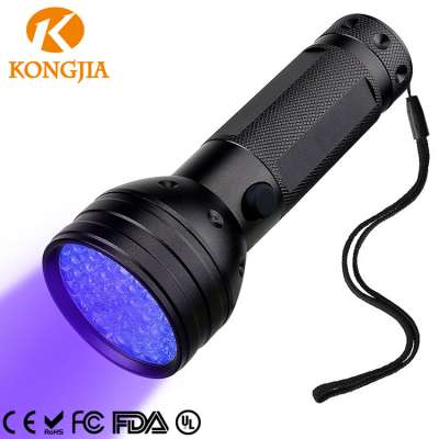 NHKJ Wholesalers 395nm Urine Detector Black Light 51 Led UV Flashlight, UV Torch Light