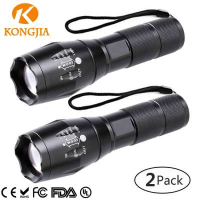 NHKJ Rechargeable Led Flashlight Aluminum Alloy Torch High Power Tactical Led Flashlight