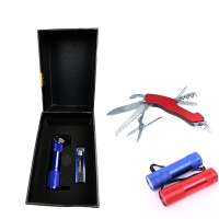 China Suppliers Hot sale Gift Box Mini led flashlight with Knife Tool for Best Promotion Gift